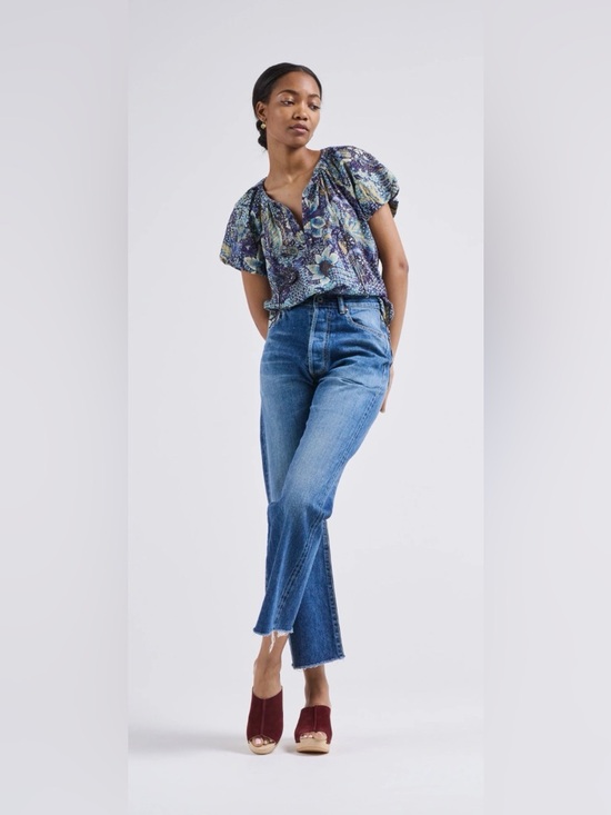 Ulla Johnson Tops - Ulla Johnson NWT Issa Portofino Short Sleeve Tunic Top Blouse Shirt **Size 6**